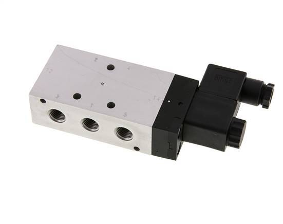 5/2 G1/4'' Solenoid Valve 24V DC 2.5-10bar/35.0-140psi Airtec