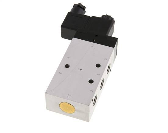 5/2 G1/4'' Solenoid Valve 24V DC 2.5-10bar/35.0-140psi Airtec