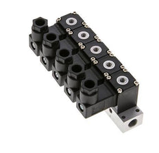 5x3/2 M5 NC Solenoid Valve 24V DC -0.95-8bar/-13.2-112psi Airtec