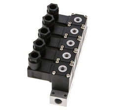 5x3/2 M5 NC Solenoid Valve 24V DC -0.95-8bar/-13.2-112psi Airtec