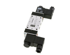 5/3 G1/8'' Center Closed Solenoid Valve 12V DC 3-8bar/42-112psi Airtec