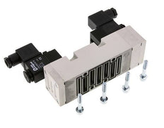 5/3 ISO 5599-2 Pressure Center Solenoid Valve 24V DC 2-10bar/28-140psi YPC