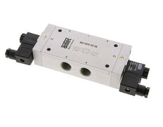 5/3 G1/2'' Center Closed Solenoid Valve 12V DC 3-10bar/42-140psi Airtec