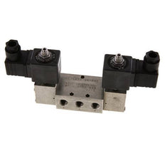 5/2 G1/4'' Bistable Solenoid Valve Stainless Steel 24V DC 2-12bar/28-168psi