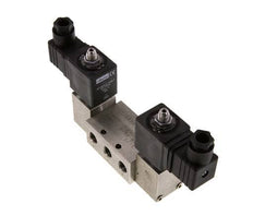 5/2 G1/4'' Bistable Solenoid Valve Stainless Steel 24V DC 2-12bar/28-168psi