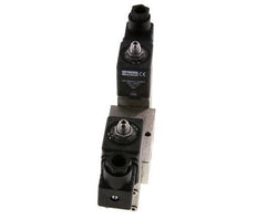 5/2 G1/4'' Bistable Solenoid Valve Stainless Steel 24V DC 2-12bar/28-168psi