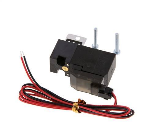 3/2 Flange NC Solenoid Valve 24V DC 0-8bar/0-112psi 2-pin Plug YPC