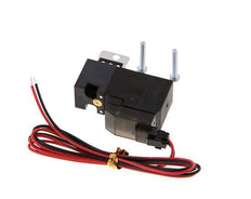 3/2 Flange NC Solenoid Valve 24V DC 0-8bar/0-112psi 2-pin Plug YPC