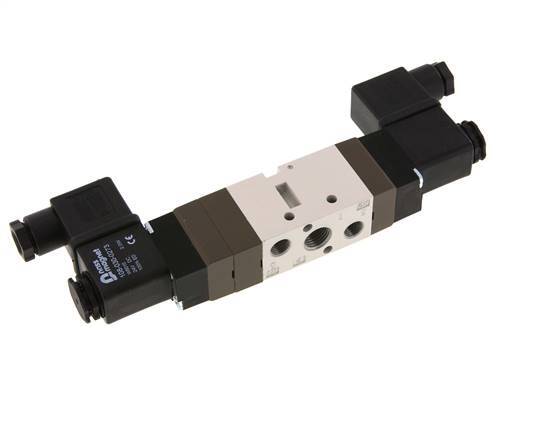 5/3 G1/4'' (G1/8'') Pressure Center Solenoid Valve 115V AC 2-10bar/28-140psi YPC