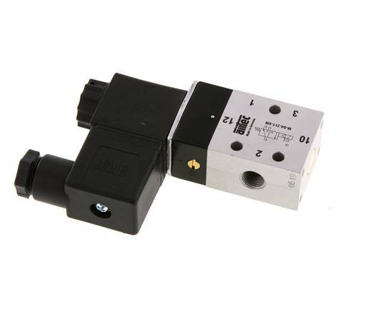 3/2 G1/8'' NC Solenoid Valve 24V DC 2.5-10bar/35.0-140psi Airtec