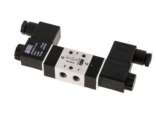 3/2 G1/8'' Bistable Solenoid Valve 115V AC 2.5-10bar/35.0-140psi Airtec