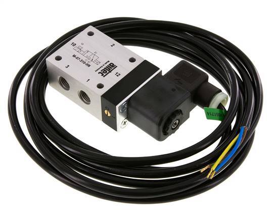 3/2 G1/4'' NC Solenoid Valve 24V DC ATEX 1.5-10bar/21.0-140psi Airtec