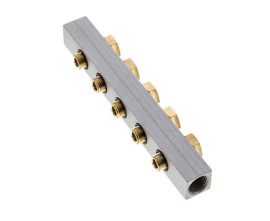 Manifold 5-Station 3/2 5/2 5/3way Airtec M04/P04