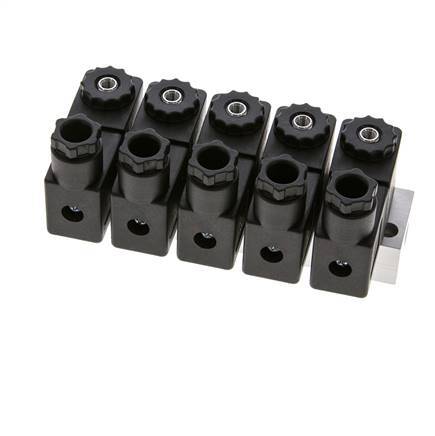 5x3/2 G1/8'' NC Solenoid Valve 24V DC -0.95-10bar/-13.2-140psi Airtec