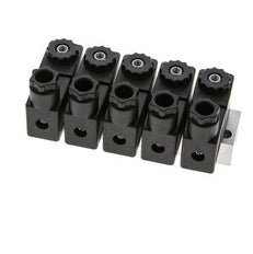 5x3/2 G1/8'' NC Solenoid Valve 24V DC -0.95-10bar/-13.2-140psi Airtec