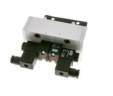 5/3 ISO 5599-3 Exhaust Center Solenoid Valve 230V AC 3-10bar/42-140psi Airtec