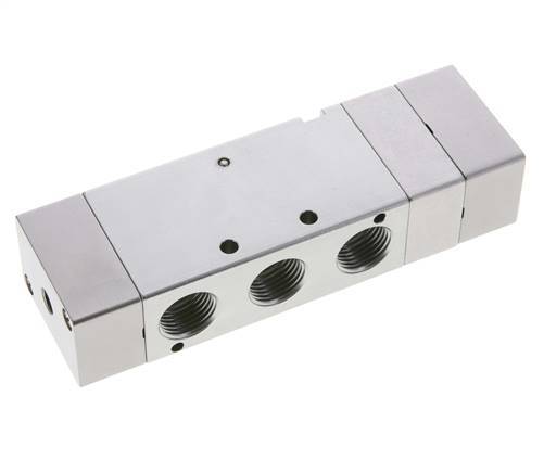 5/3 G1/2'' (G1/8'') Pressure Center Air Pilot Valve 1.5-8bar/21.0-112psi E.MC