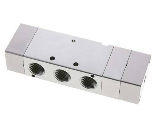 5/3 G1/2'' (G1/8'') Pressure Center Air Pilot Valve 1.5-8bar/21.0-112psi E.MC
