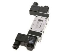 5/3 G1/8'' Exhaust Center Solenoid Valve 24V DC 3-8bar/42-112psi Airtec