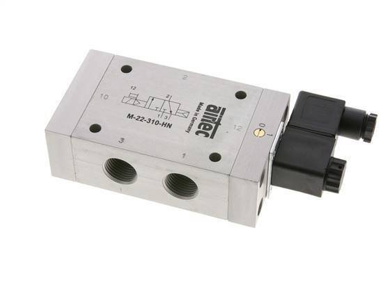 3/2 G1/2'' NC Solenoid Valve 230V AC 1-10bar/14-140psi Airtec