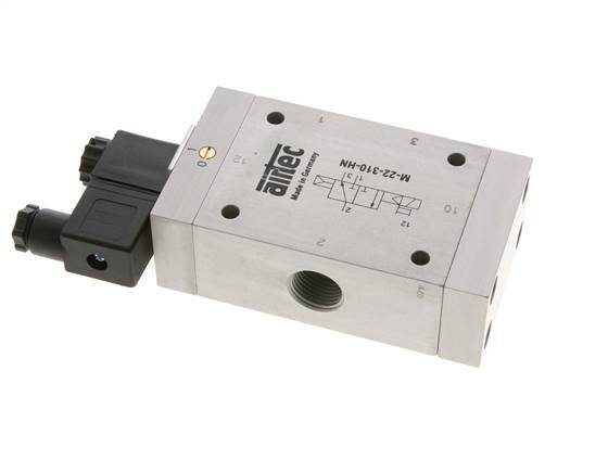 3/2 G1/2'' NC Solenoid Valve 230V AC 1-10bar/14-140psi Airtec