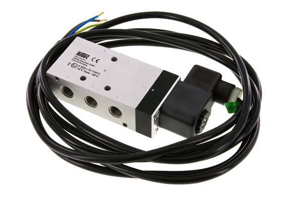5/2 G1/4'' Solenoid Valve 24V DC ATEX 2.5-10bar/35.0-140psi Airtec