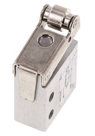 3/2 M5 NO Roller Lever Valve 2-10bar/28-140psi