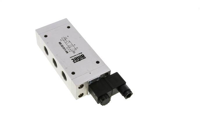 5/2 G1/2'' (G1/8'') Solenoid Valve External Pilot 24V DC 0-10bar/0-140psi Airtec