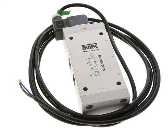 5/2 G1/2'' Solenoid Valve 24V DC ATEX 1-10bar/14-140psi Airtec