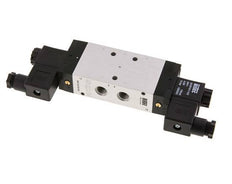 5/3 G1/4'' Center Closed Solenoid Valve 12V DC 3-10bar/42-140psi Airtec
