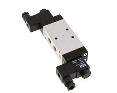 5/3 G1/4'' Center Closed Solenoid Valve 12V DC 3-10bar/42-140psi Airtec