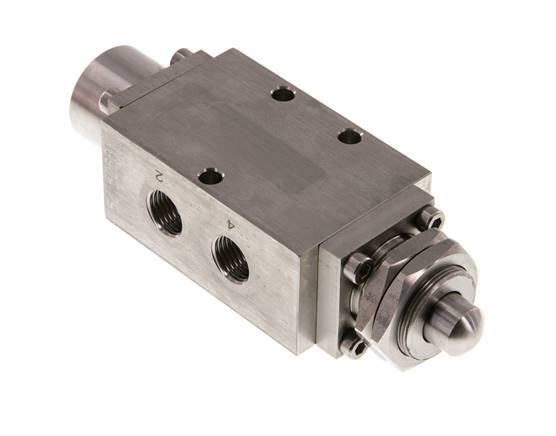5/2 G1/4'' Stem Valve Stainless Steel -0.95-12bar/-13.2-168psi