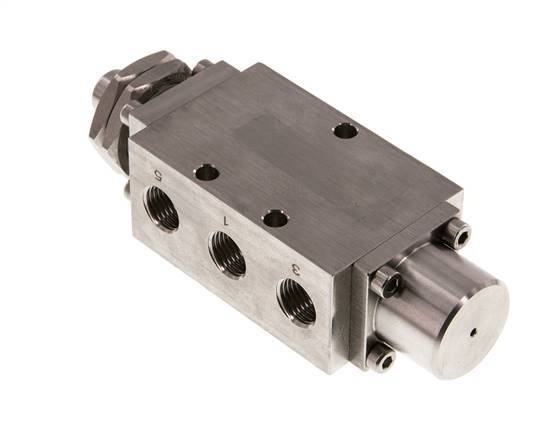 5/2 G1/4'' Stem Valve Stainless Steel -0.95-12bar/-13.2-168psi