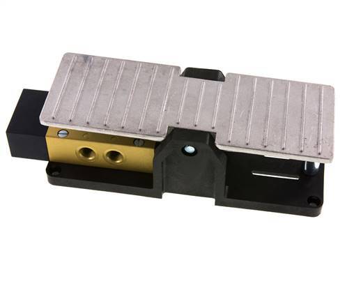 5/3 G1/4'' Exhaust Center Foot Pedal Valve 2.5-10bar/35.0-140psi