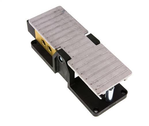 5/3 G1/4'' Exhaust Center Foot Pedal Valve 2.5-10bar/35.0-140psi