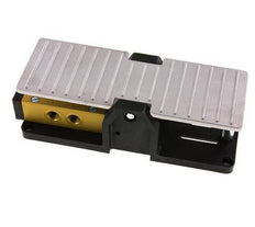 5/3 G1/4'' Exhaust Center Foot Pedal Valve Detent 2.5-10bar/35.0-140psi