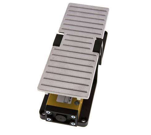 5/3 G1/4'' Exhaust Center Foot Pedal Valve Detent 2.5-10bar/35.0-140psi