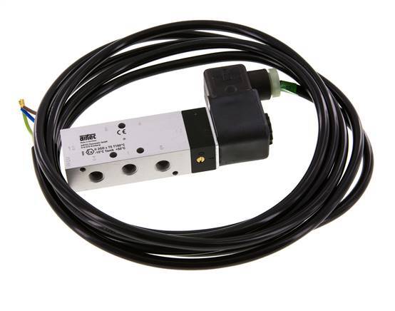 5/2 G1/8'' Solenoid Valve 230V AC ATEX 3-10bar/42-140psi Airtec