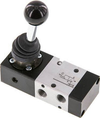 3/2 G1/8'' Hand Lever Valve Detent -0.95-10bar/-13.2-140psi