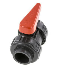 PVC 2-way Ball Valve True Union 32 mm Socket EPDM