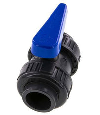 PVC 2-way Ball Valve True Union 32 mm Socket EPDM