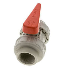PP-H 2-way Ball Valve True Union Rp 1 1/4'' FKM