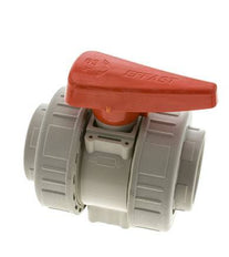 PP-H 2-way Ball Valve True Union Rp 2'' EPDM