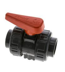PVC 2-way Ball Valve True Union Rp 1'' EPDM