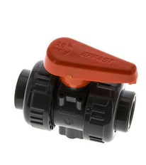 PVC 2-way Ball Valve True Union Rp 3/8'' EPDM