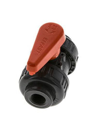 PVC 2-way Ball Valve True Union Rp 3/8'' EPDM