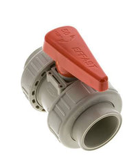PP-H 2-way Ball Valve True Union 50 mm EPDM