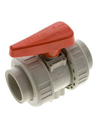 PP-H 2-way Ball Valve True Union 50 mm EPDM