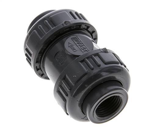 PVC Check Valve Rp 1/2'' 0.012-16bar (0.17-232psi)