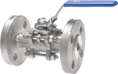 Flanged Ball Valve 2-Way DN15 PN16 Stainless Steel 3-Piece